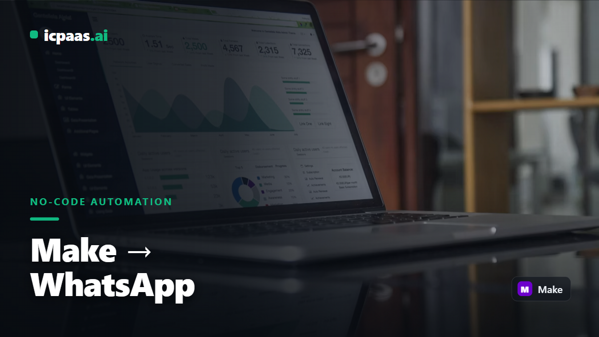 Make (Integromat) WhatsApp Scenarios via icpaas.ai