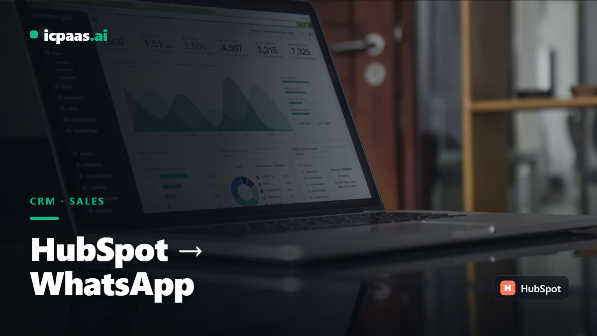 HubSpot Workflows to WhatsApp with icpaas.ai